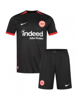 Eintracht Frankfurt Replika Borta Kläder Barn 2024-25 Kortärmad (+ byxor)